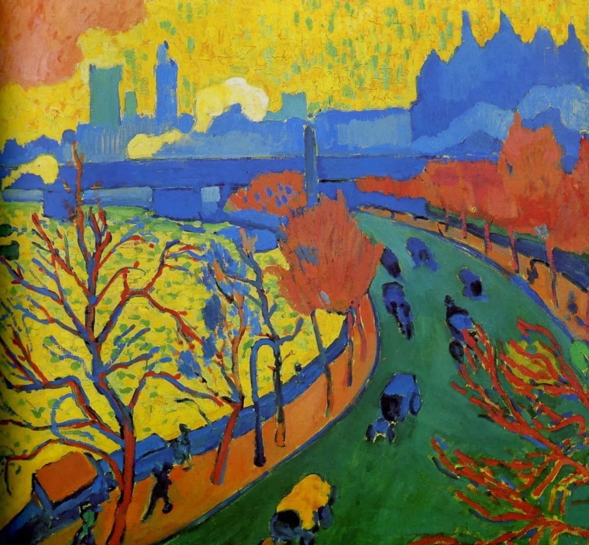 sauvage27 ESPRESSIONISMO IL FAUVISME Matisse Derain Vlaminck Ponte di Westminster André Derain