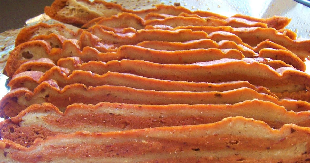 Cookin' from a bitchin kitchen... Spicy Hickory Maple Seitan Bacon