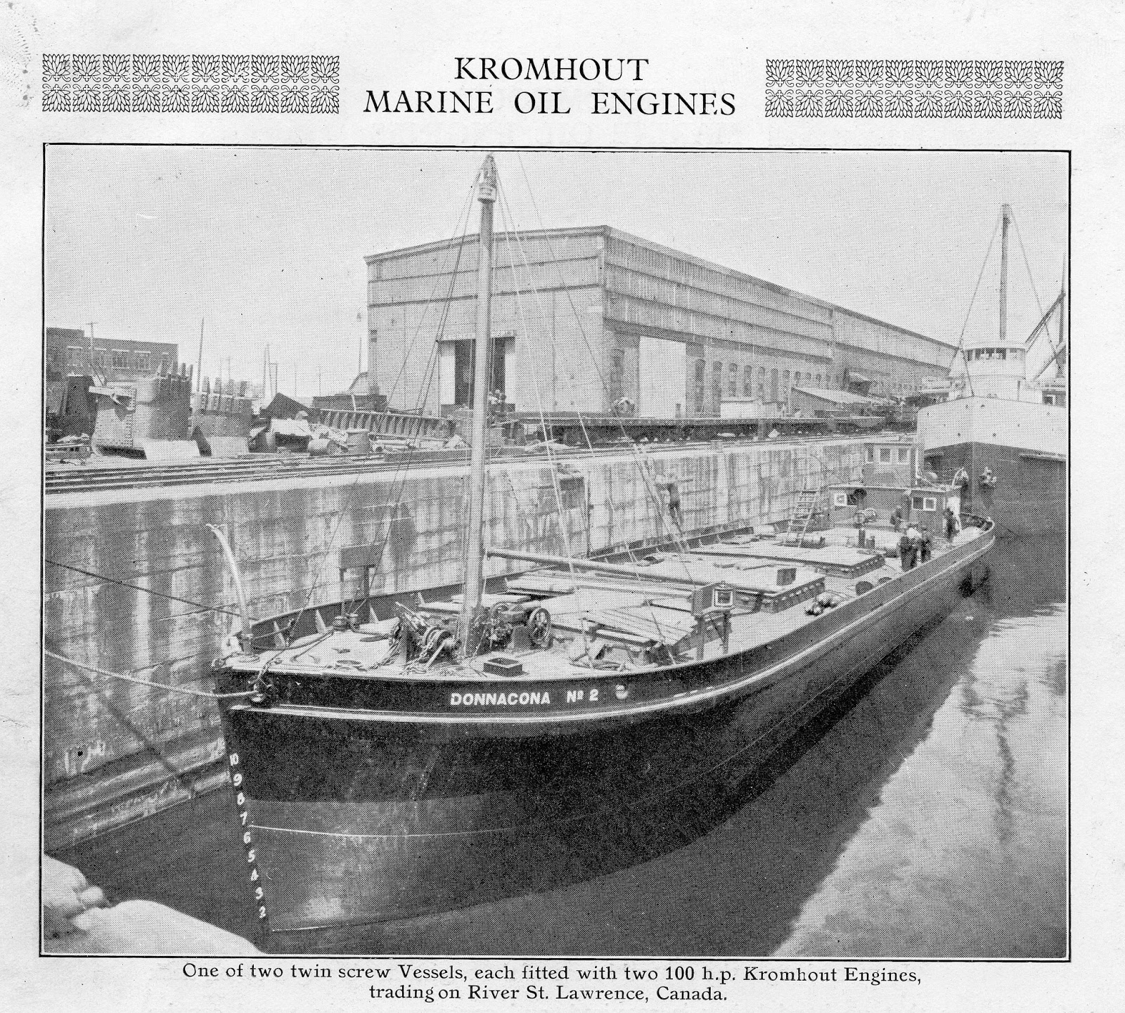 Navigation Québec Poste 12 Caboteurs "Donnaconas"