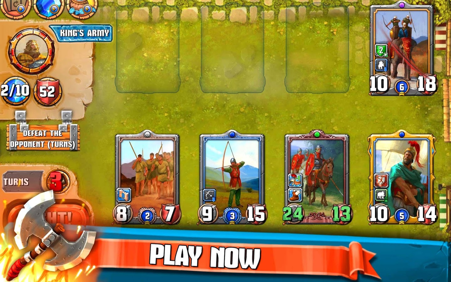 Heroes Empire: TCG Gameplay IOS / Android