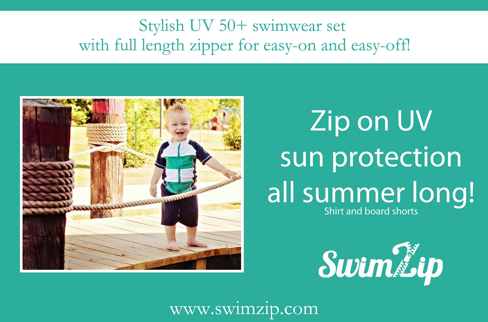 Stylish UPF 50+ Rash Guard Swimsuits and Swimwear by SwimZip Best