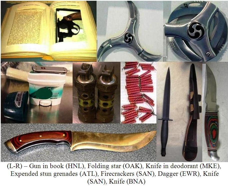 The TSA Blog TSA Week in Review Gun Concealed in Hollowed Out Book