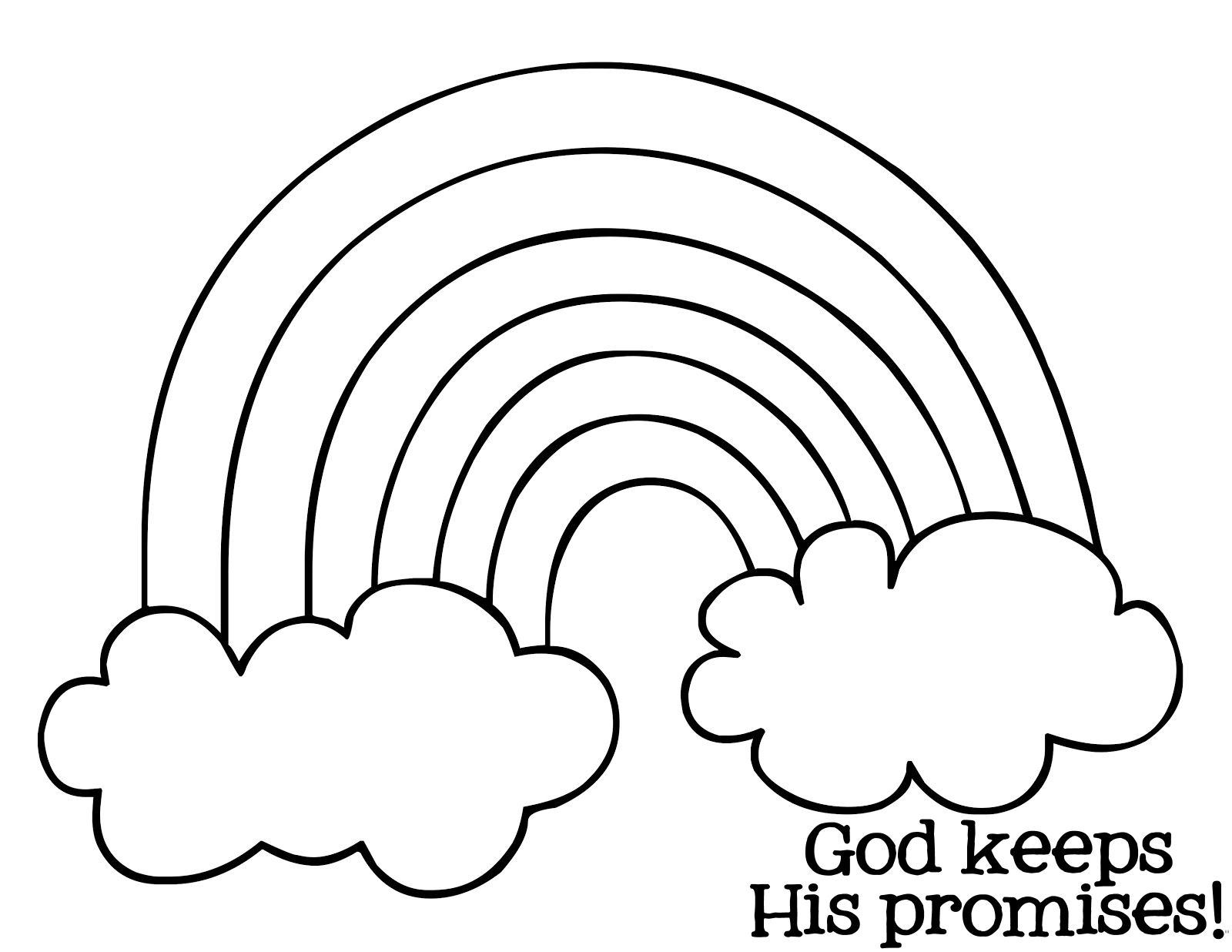 bible coloring pages noah rainbow