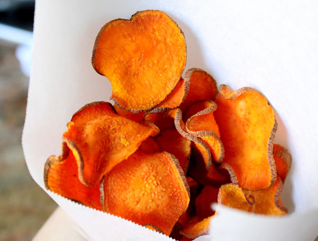 Oven Baked Sweet Potato Chips