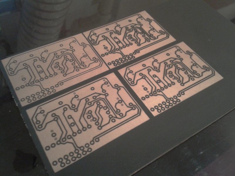 Nerd Club Etching PCB resist with an LS3020 laser cutter