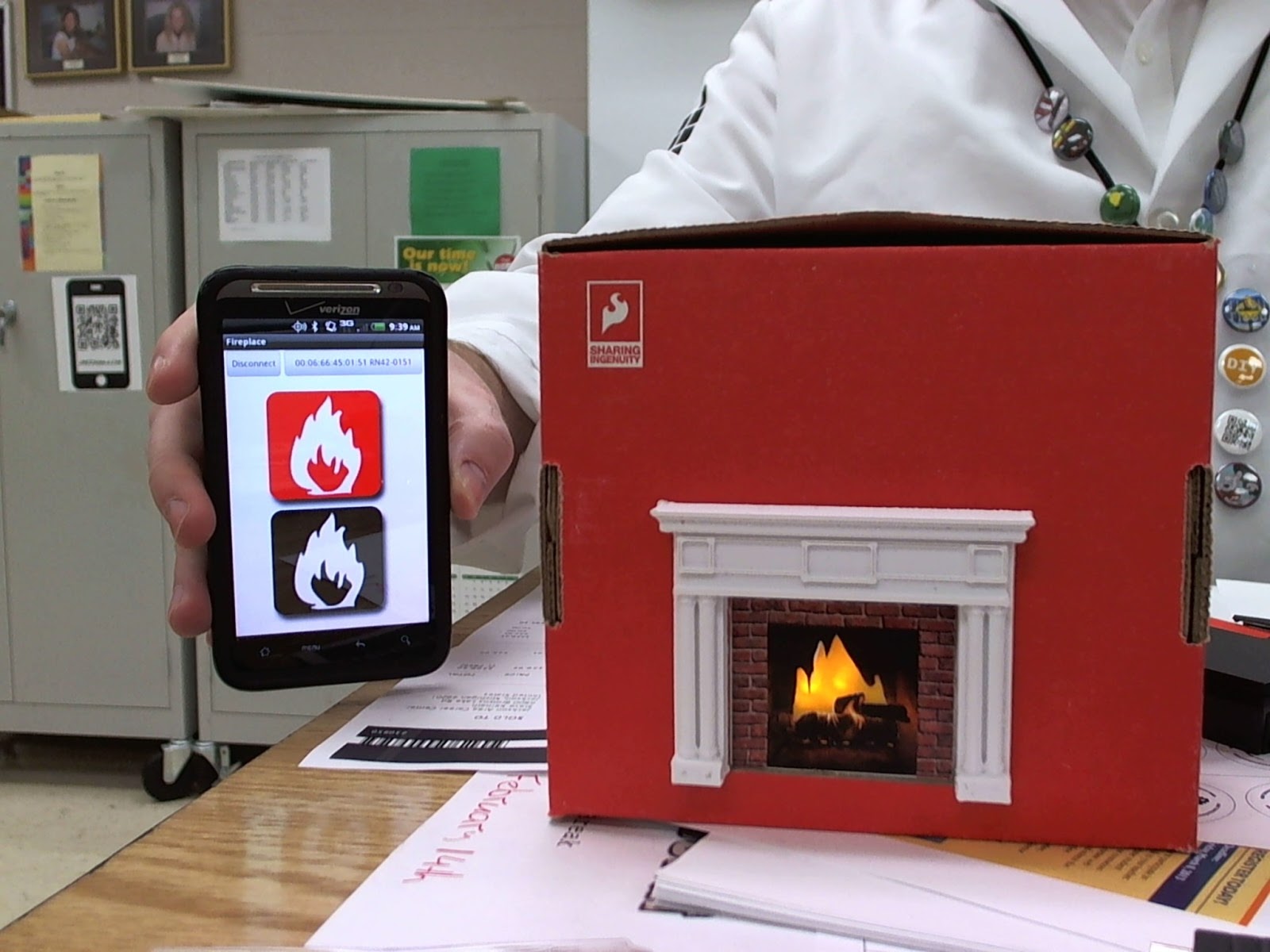 Codejackson Control Fireplace Using Arduino App Inventor