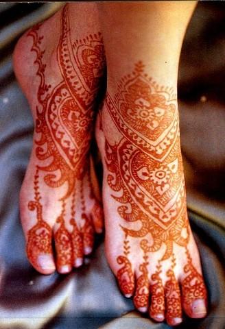 Mehndi Designs For Feet Photos
