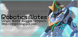 Robotic Notes Robot Biru Blogger Template Robotic Notes Robot Biru Blogger Template