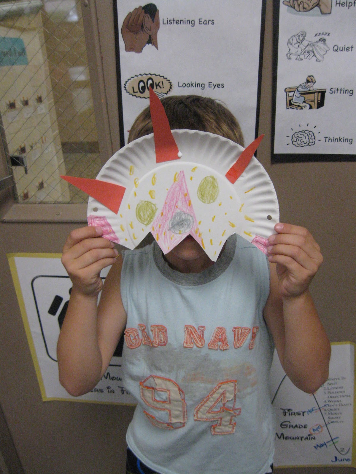 First Grade Friends Spanish masks