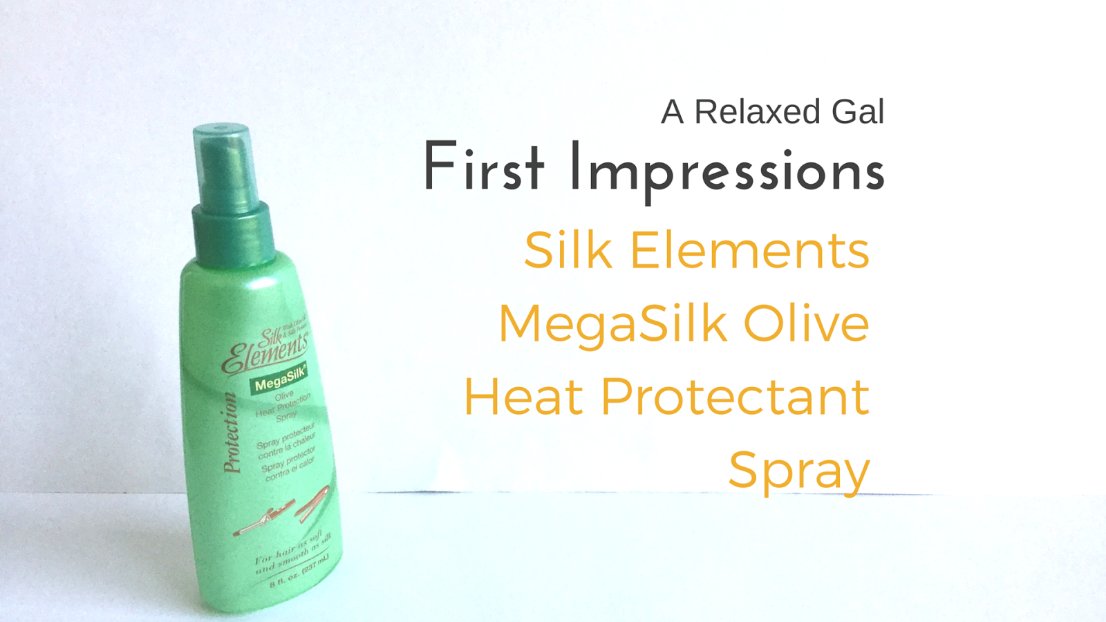 Silk Elements MegaSilk Olive Heat Protectant Spray A Relaxed Gal