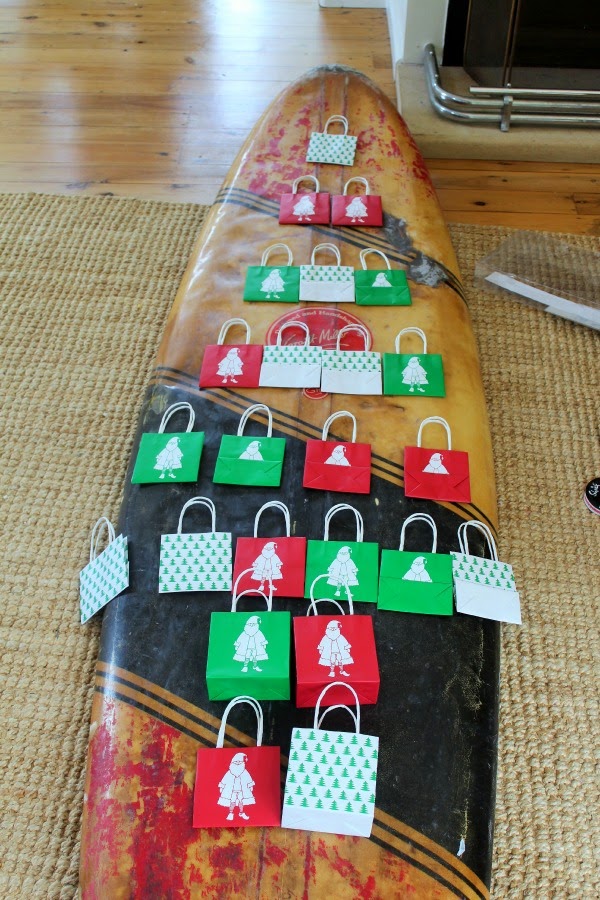 Surfboard Advent Calendar and Some Glossy Mag for Desire Empire Which