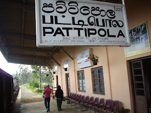 At Pattipola station, the highest railway station in Sri Lanka.(Saturday 27-10-2012)