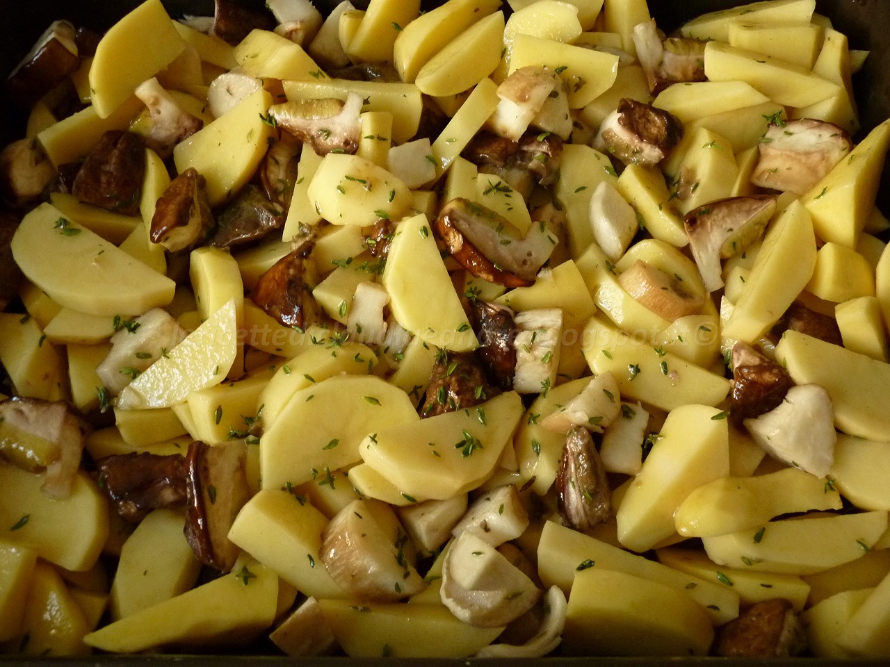 Le ricette di Claudia & Andre Patate e funghi porcini al profumo di