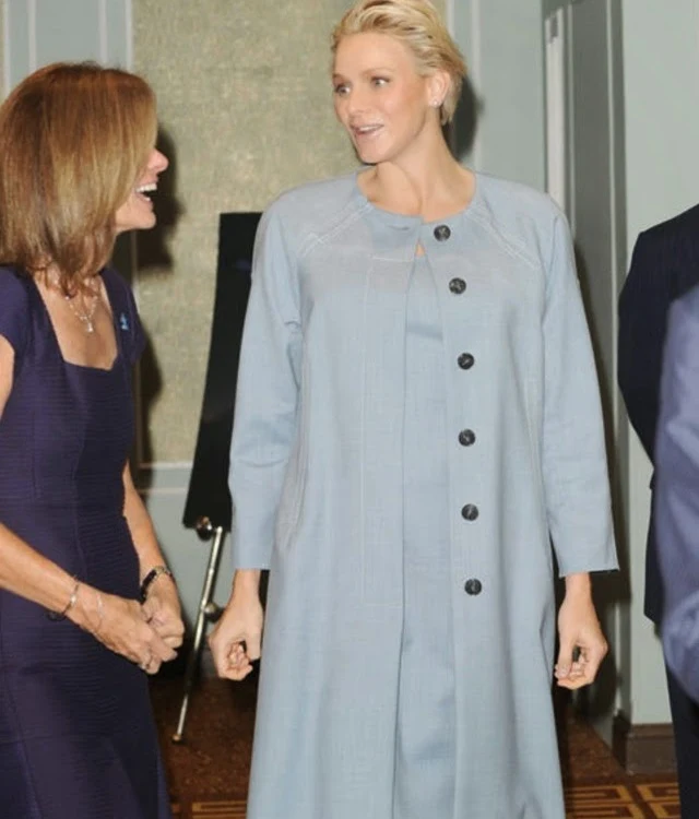 Princess Charlene attended the world conference on autism  held in New York.