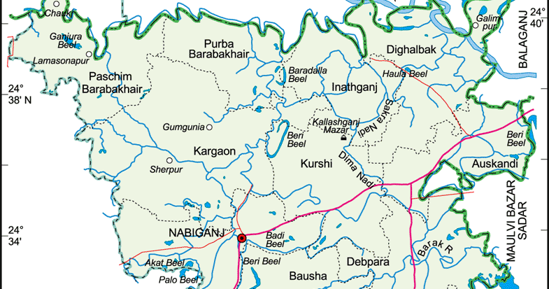 Maps Of Bangladesh Political Map Of Habiganj Sadar Up vrogue.co