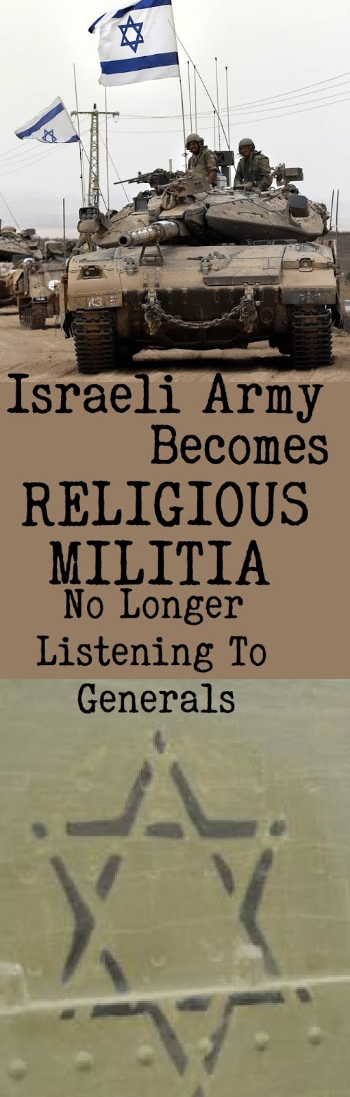 Israeli Religious Militias? Is there NUCLEAR Sub Wars Happening?