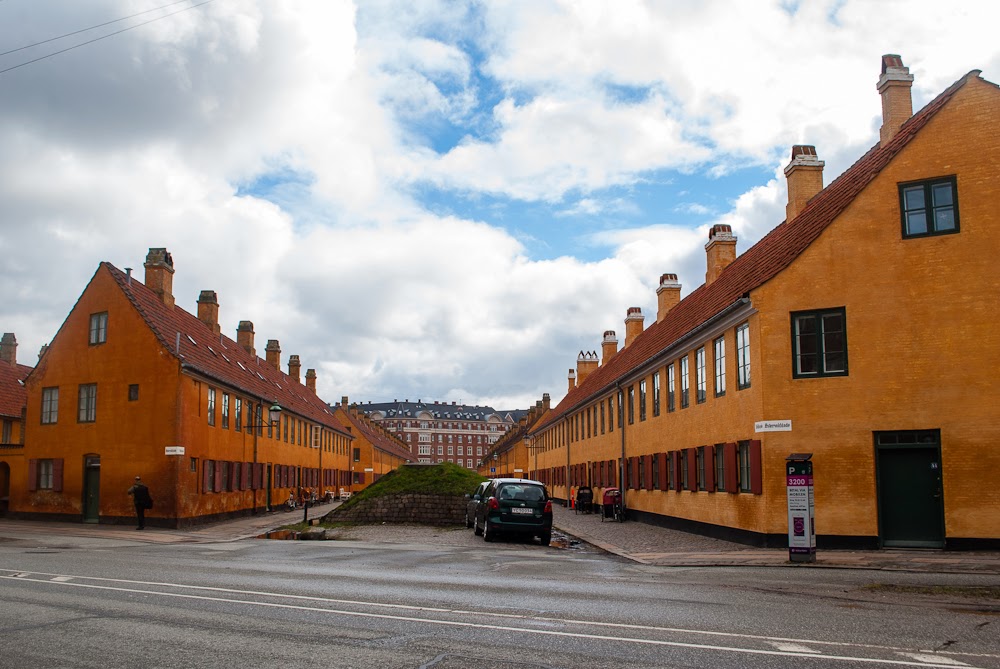 Similar looking orange Barracks in copenhagen