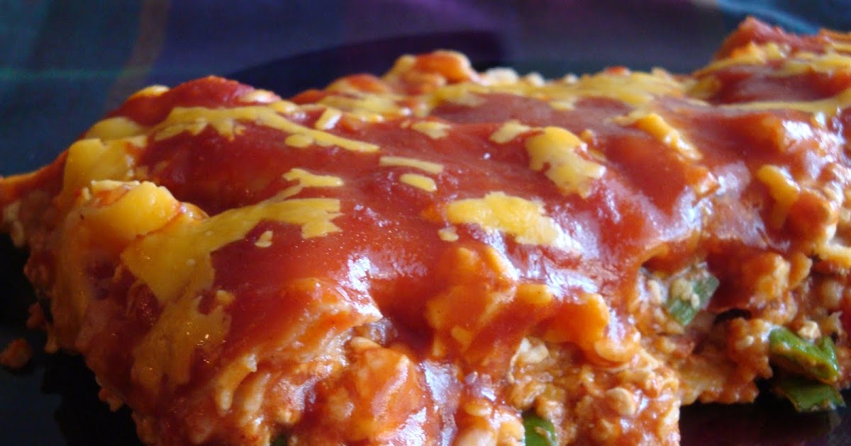Alida's Kitchen Cheese Enchilada Casserole