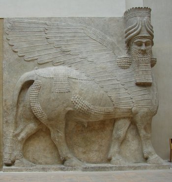 Asiria..... Esfinge+asiria