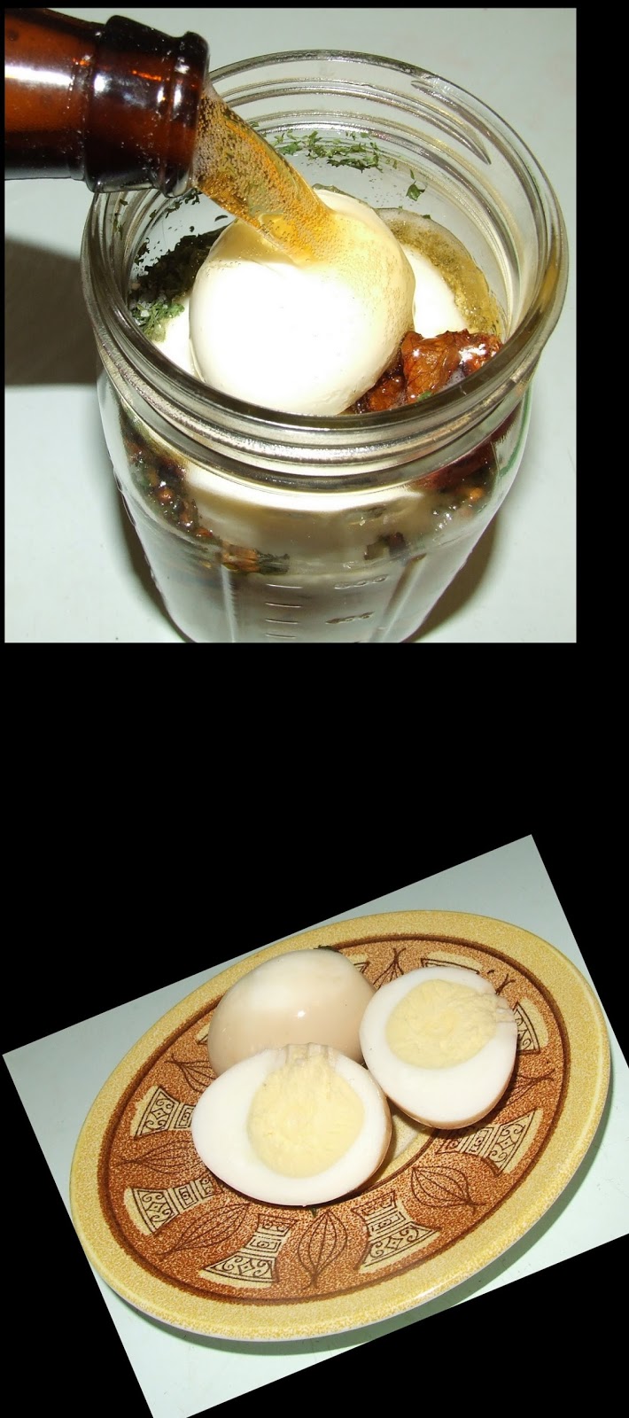 Bräuista Cooking with Beer Pale Ale Brined Eggs (Beer Pickled Eggs)