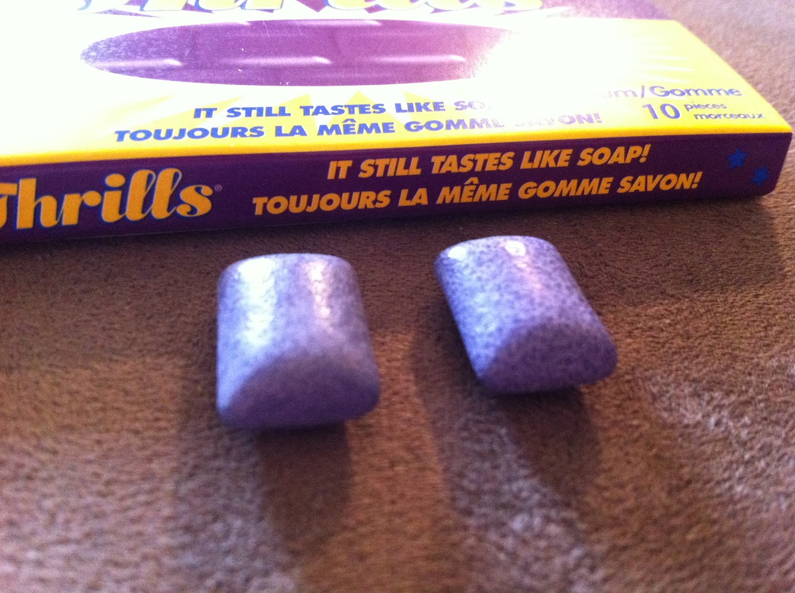 The Sweet Bean Review Thrills Gum "It Still Tastes Like Soap!"