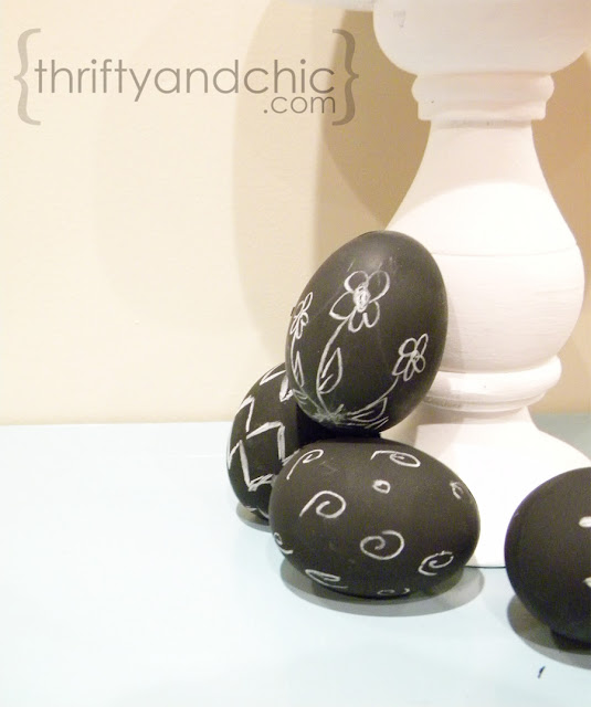 Chalkboard eggs