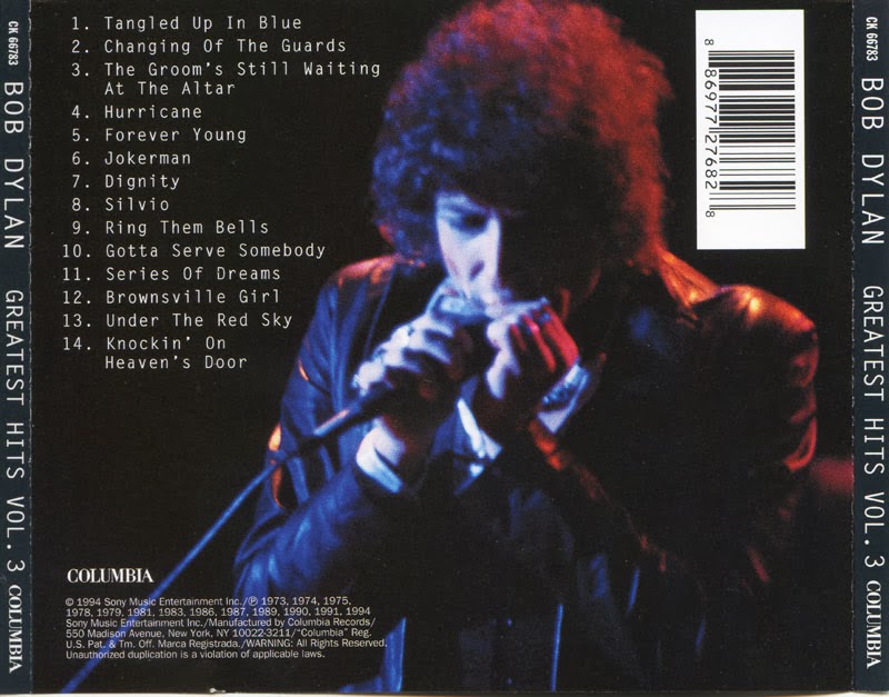 Music Of My Soul Bob Dylan 1994 Bob Dylan S Greatest Hits Vol 3 Sony Columbia 320kbps