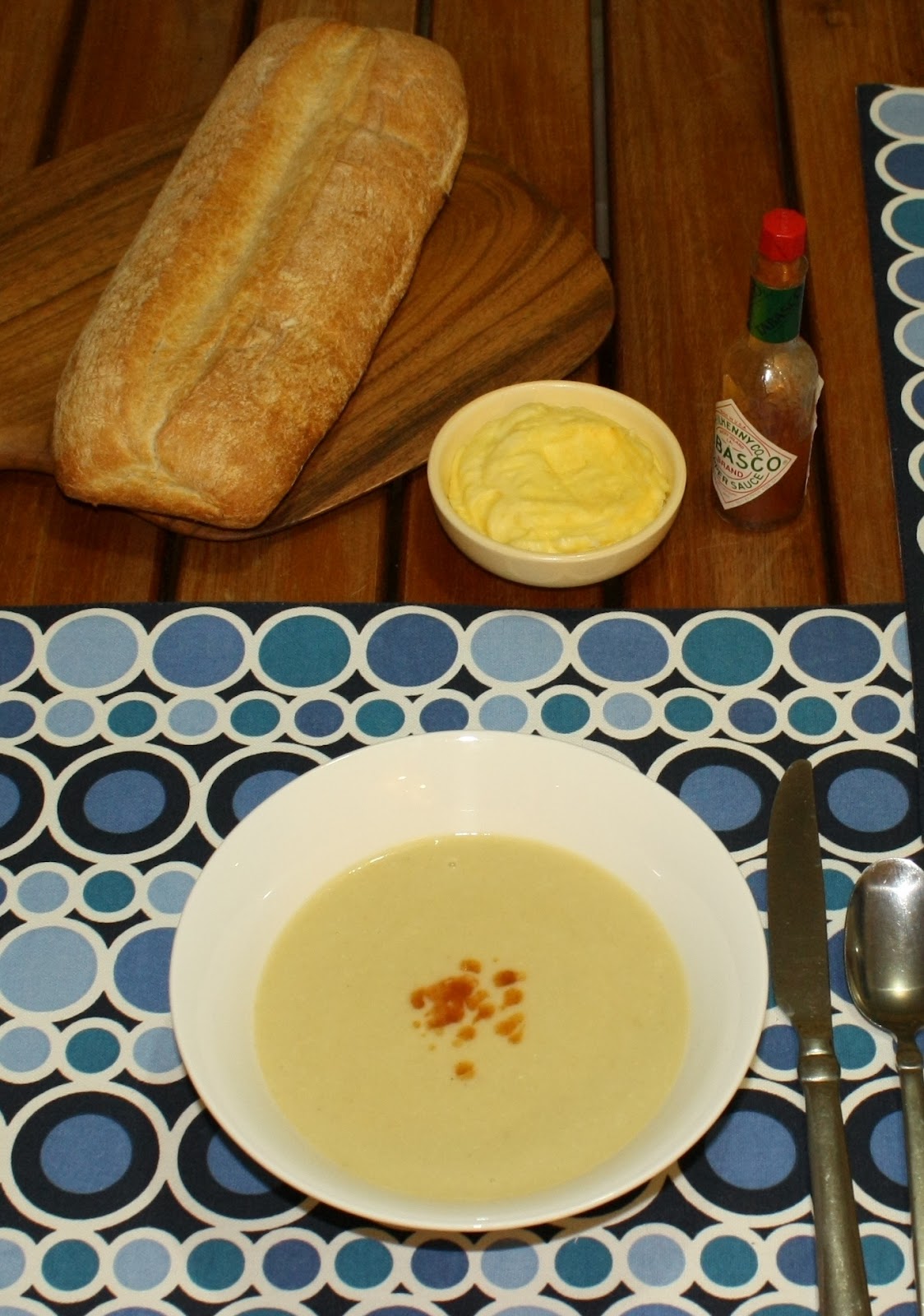 Heather Writes Potato, Leek and Kohlrabi Soup
