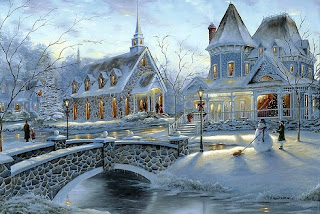 Christmas Paintings Wallpapers Collection