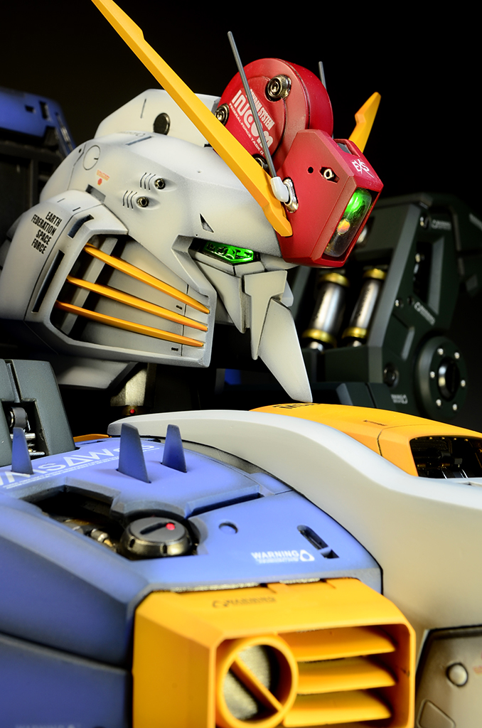 GUNDAM GUY: GK 1/35 EX-S Gundam Bust - Painted Build