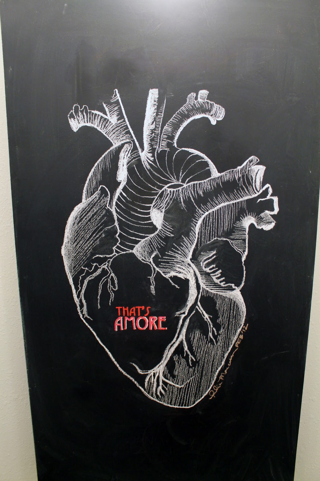 February 2012 Chalkboard Drawing + Buy Your Print! - Chris Loves Julia