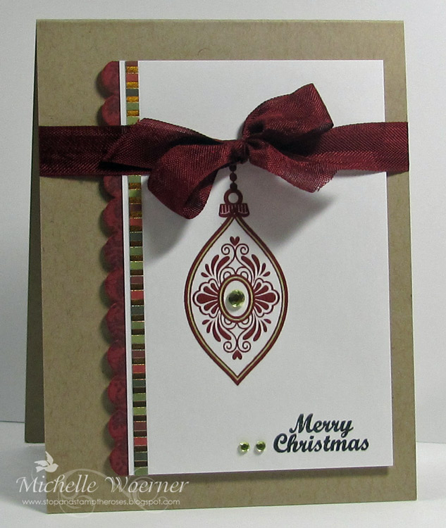 Stamp christmas louise crafting mum woodware backing papers brought had years Stop and Stamp the roses: Clean and Simple Christmas