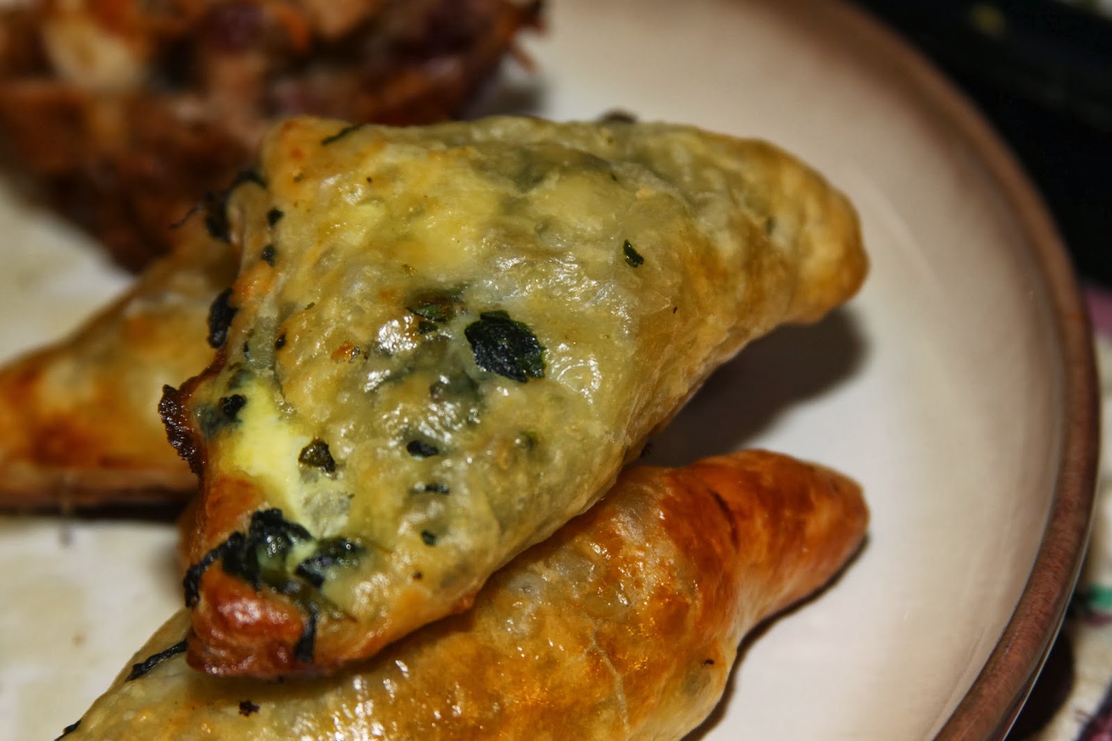 For the Love of Food Meatless Monday Spinach Feta Puffs