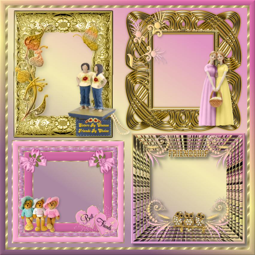 Creative Elegance Designs Frames For Friendship/Sister Kit