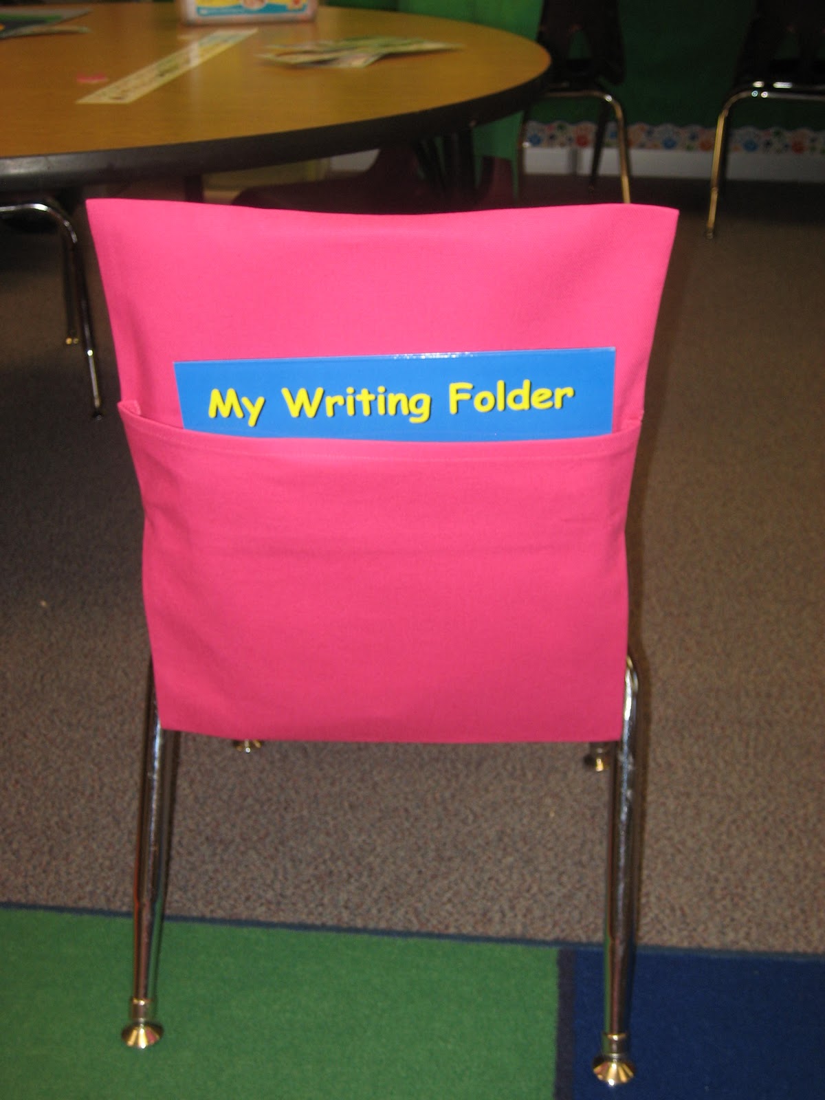 Ms. Heinrich's Kindergarten Corner Chair Cubbies!!!!