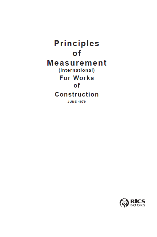Cesmm3 Civil Engineering Standard Method Of Measurement 3rd Edition Cesmm3 Civil Engineering Standard Method Of Measurement 3rd Edition