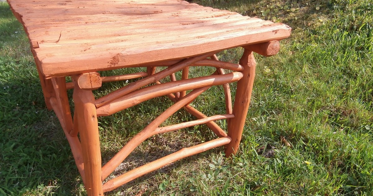 Bills Garden Tips Rustic Garden Table