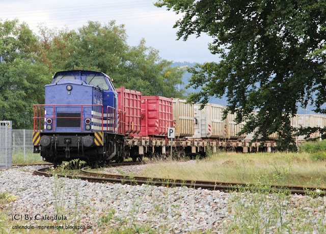 Gewerbepark Breisgau Bremgarten Eschbach Industriegleis Diesellok "9280 1202 423-0 D-RRI"