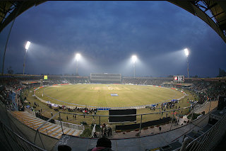 Gaddafi Stadium (Urdu:قذافی اسٹیڈیم) is a cricket ground in Lahore, Pakistan.
