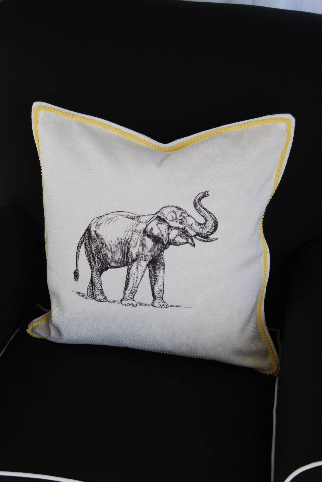 Dwellings By DeVore Elephant pillow