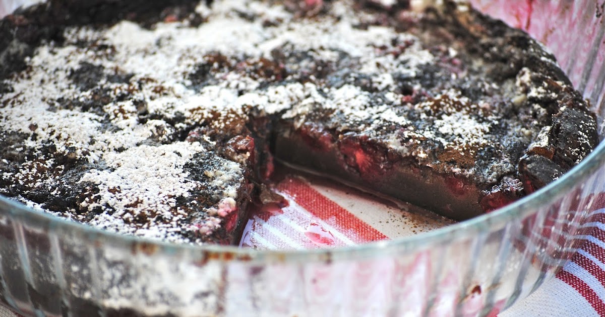 Bakeaway with Me Chocolate Raspberry Clafouti