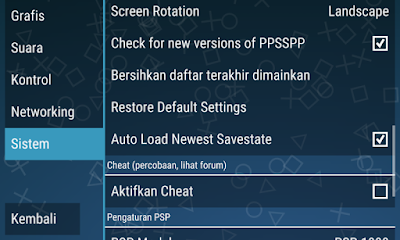 Cara Setting PPSSPP Agar Tidak Lemot 100% Work