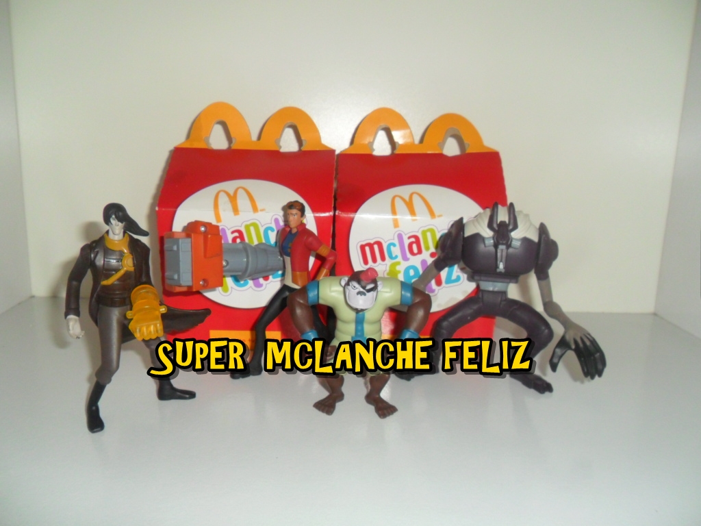 Bonecos Mutante Rex Coleção Mcdonalds 2012