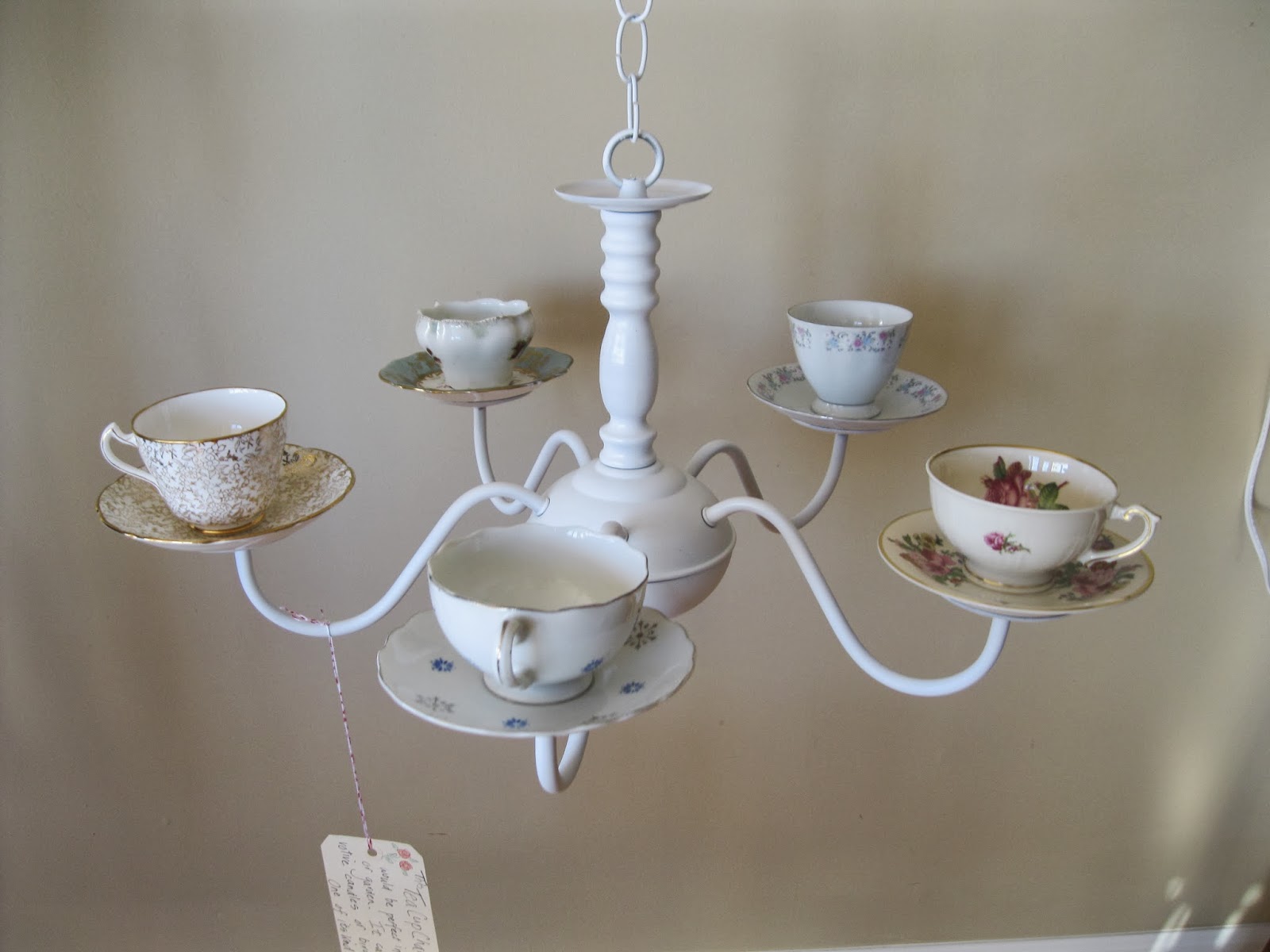 Pandora's Box Tea Cup Chandelier