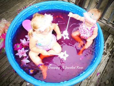 princess sensory pool play activity