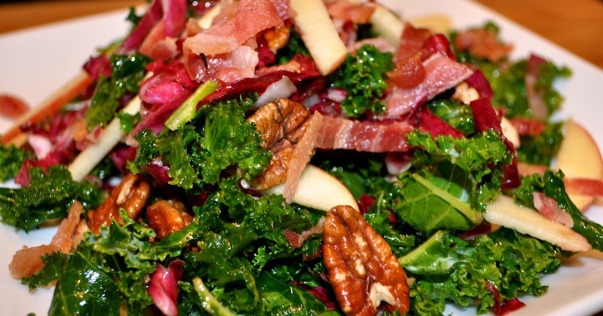 One Classy Dish Kale, Apple, & Bacon Salad