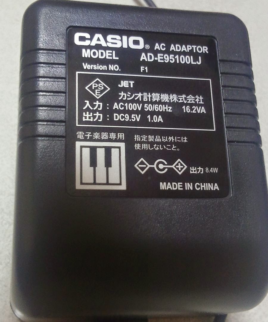 オープニング大セール】 CASIO AD-A12150LW 電子ピアノ キーボード用ACアダプター