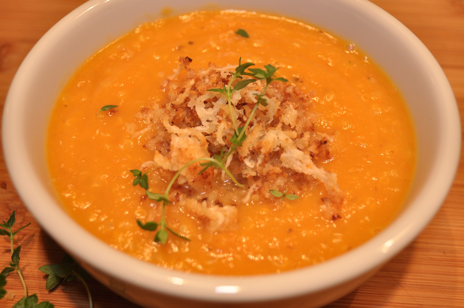 One Classy Dish Roasted Butternut Squash & Quinoa soup