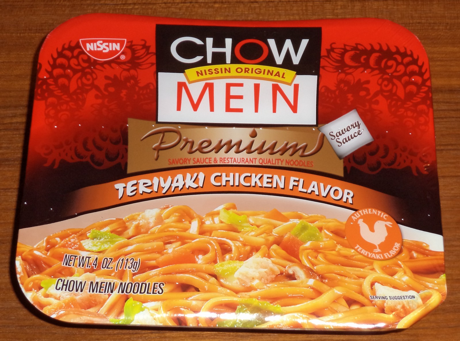 nissin chow mein teriyaki butterfly microwave ramen premium lunch rate chicken flavor ton flakes pepper sauce mixed hot red usa