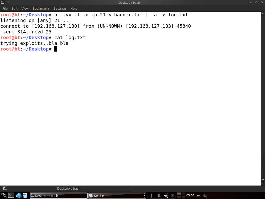 Bits Of Hackraft Tool Of The Day Netcat